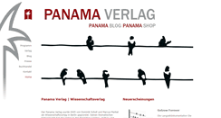 Desktop Screenshot of panama-verlag.de